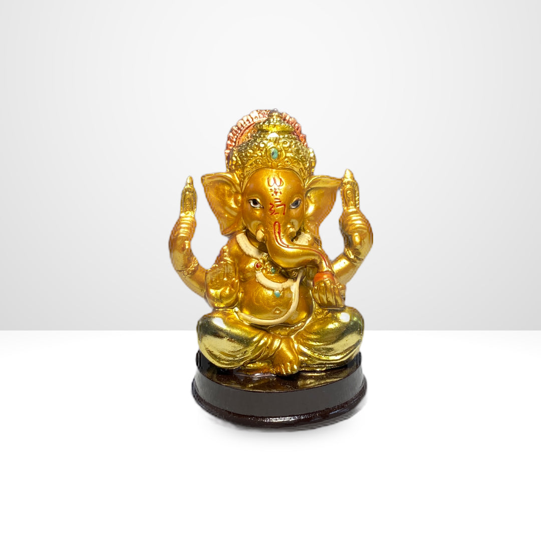 Ganesh Statue Golden Color