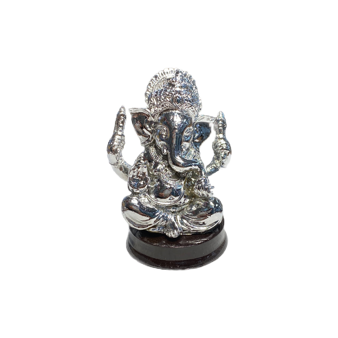Ganesh Statue Silver Color