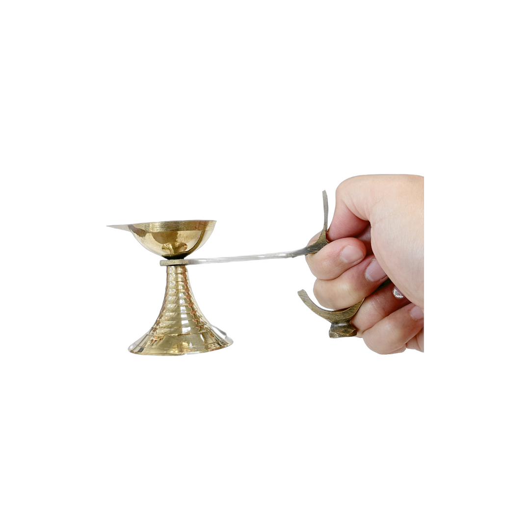 Brass Diya Arti with Handle
