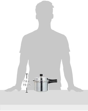 Prestige Popular Aluminium Pressure Cooker - 5 Liter