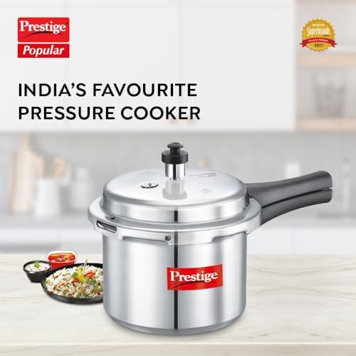 Prestige Popular Aluminium Pressure Cooker - 4 Liter
