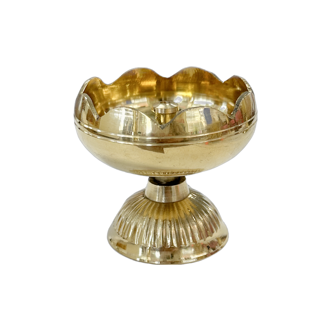 Brass Lotus Diya