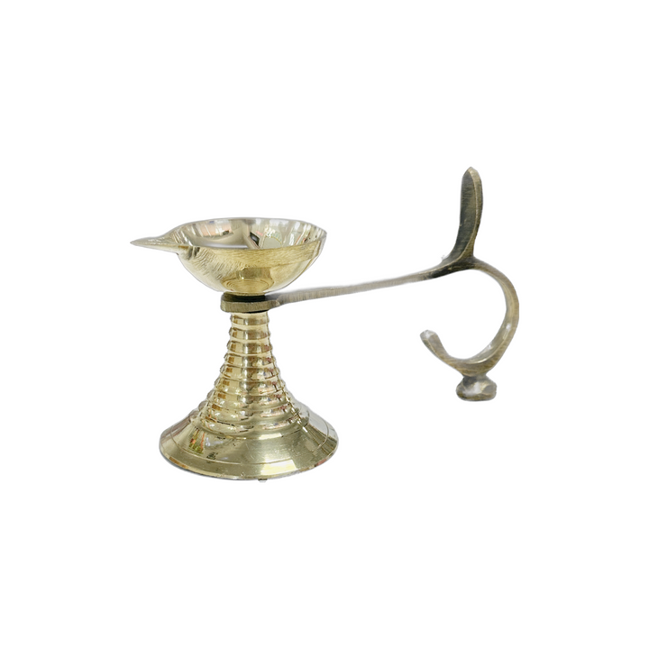 Brass Diya Arti with Handle