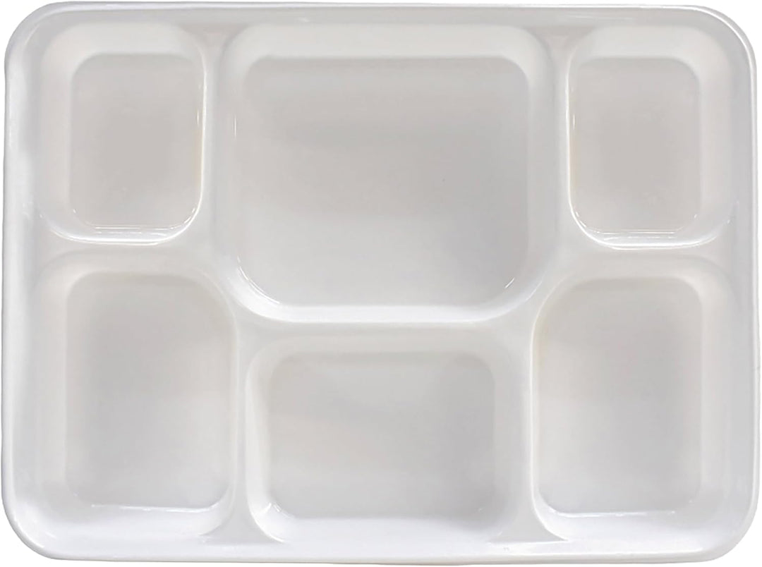 6 Compartment Premium Disposable Plates