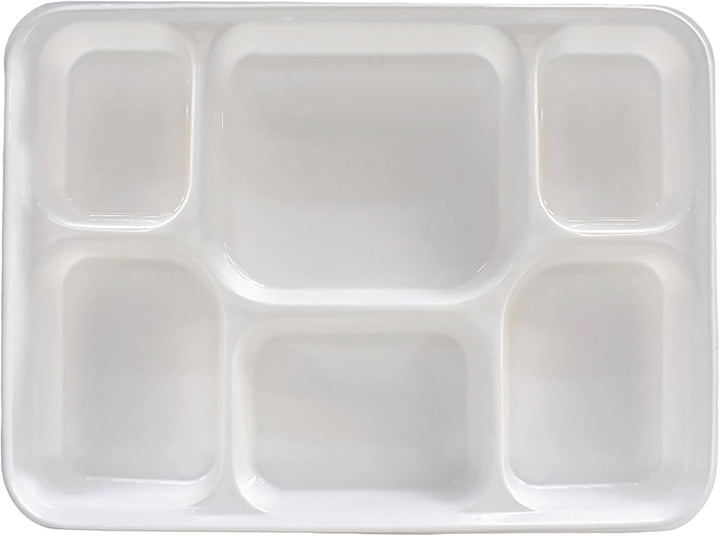 6 Compartment Premium Disposable Plates