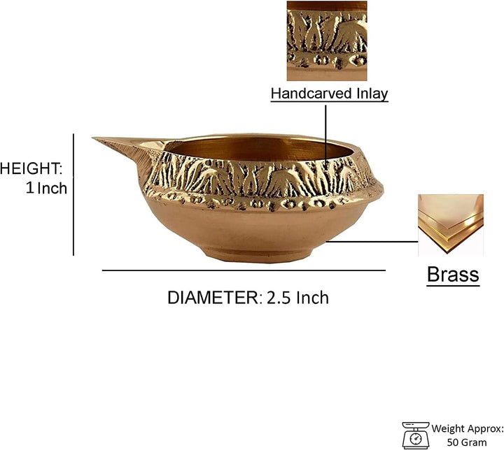 Brass Kuber Deep - Kubera Deepam Oil Lamp