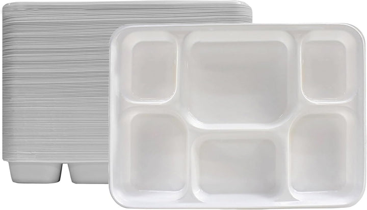 6 Compartment Premium Disposable Plates