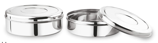 Stainless Steel Papad Dabba - Premium Quality