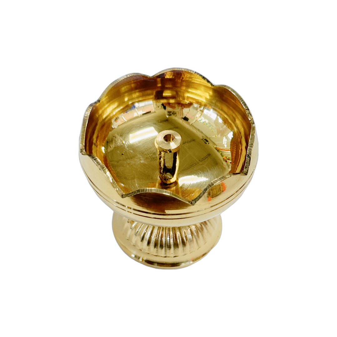 Brass Lotus Diya