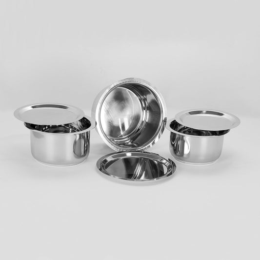 Stainless Steel Tom/Pot with Lids