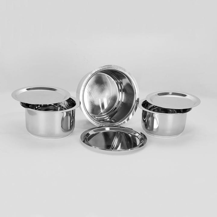 Stainless Steel Tom/Pot with Lids