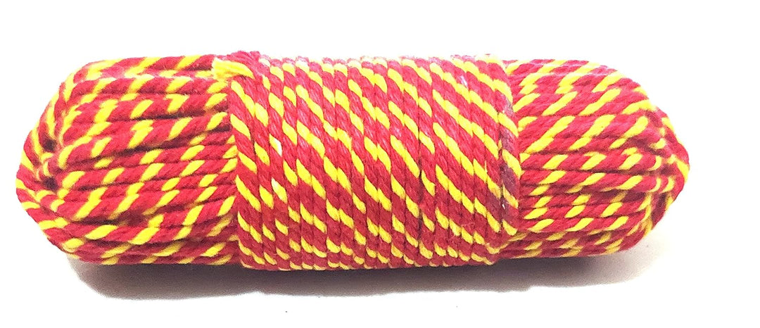 Red & Yellow Raw Cotton Moli Thread (Raksha Dhaga) for Pooja