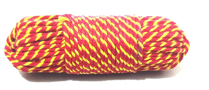 Red & Yellow Raw Cotton Moli Thread (Raksha Dhaga) for Pooja