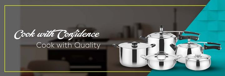 Madhu SS Special Curvy Pressure Cooker - 5 Liter