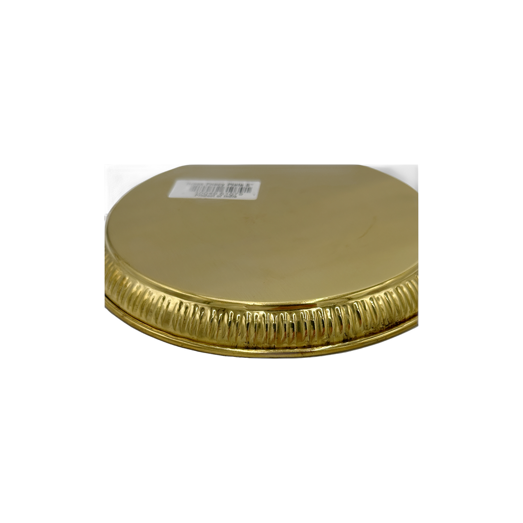 Brass Flower Fancy Plate