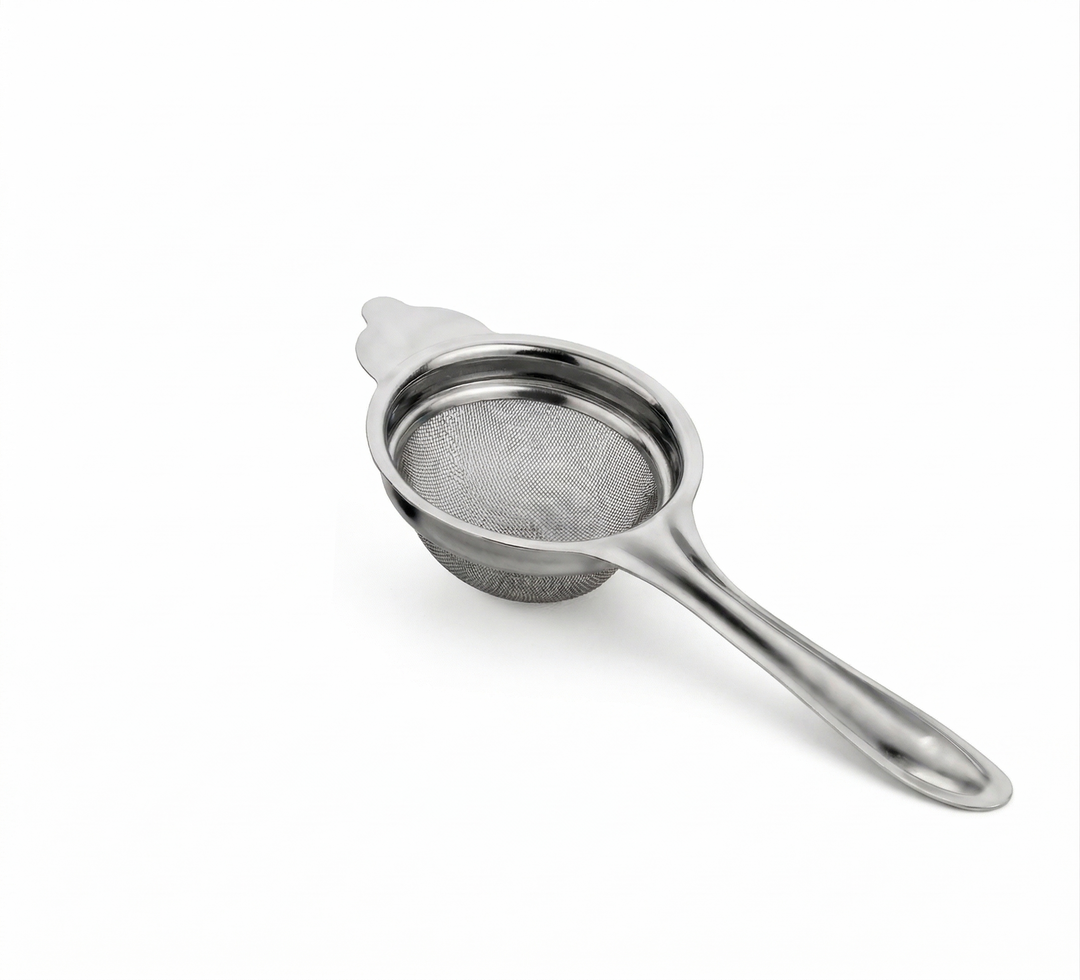 Stainless Steel Tea Strainer – Fine Mesh Chalni for Tea, Coffee & More