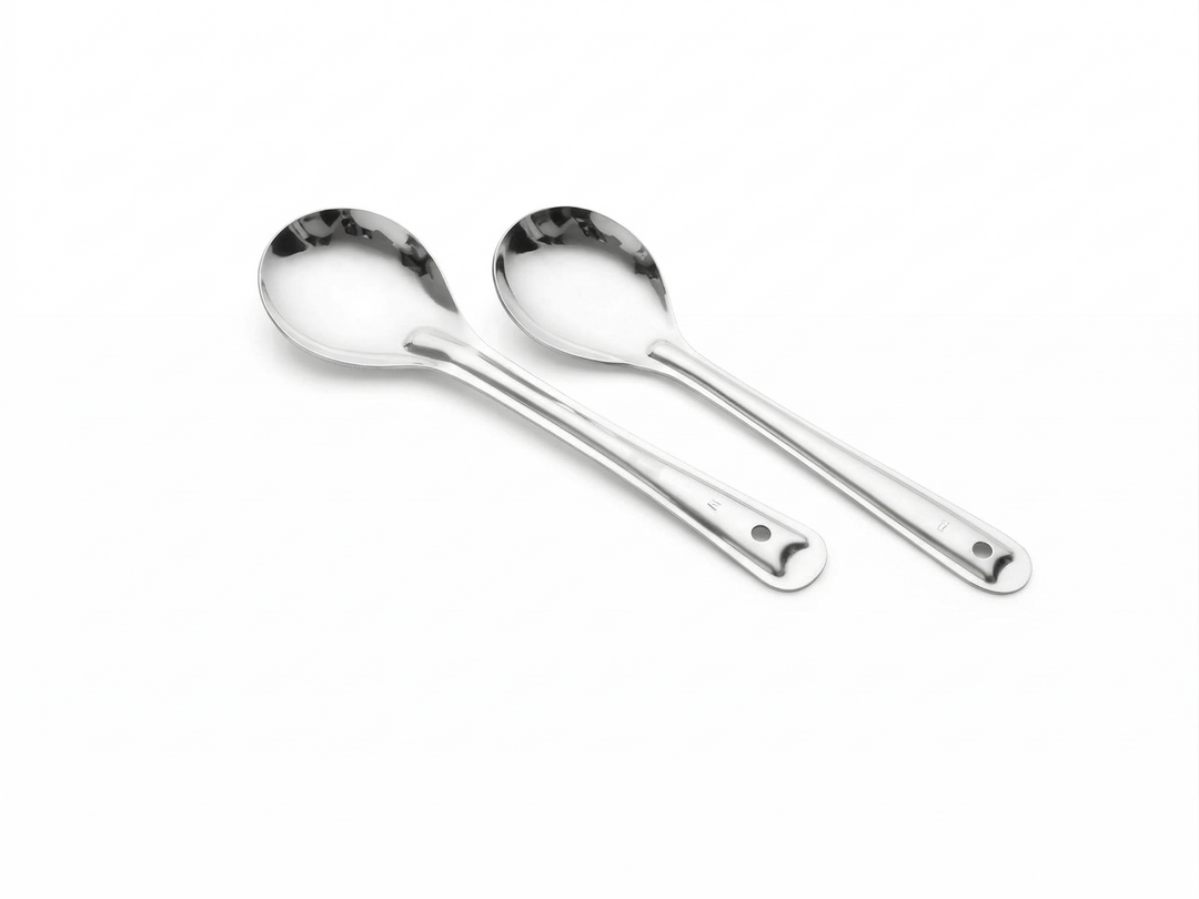 Stainless Steel Oval Chamcha