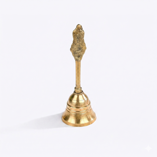 Pure Brass Peetal Garuda Pooja Prayer Bell Ghanti