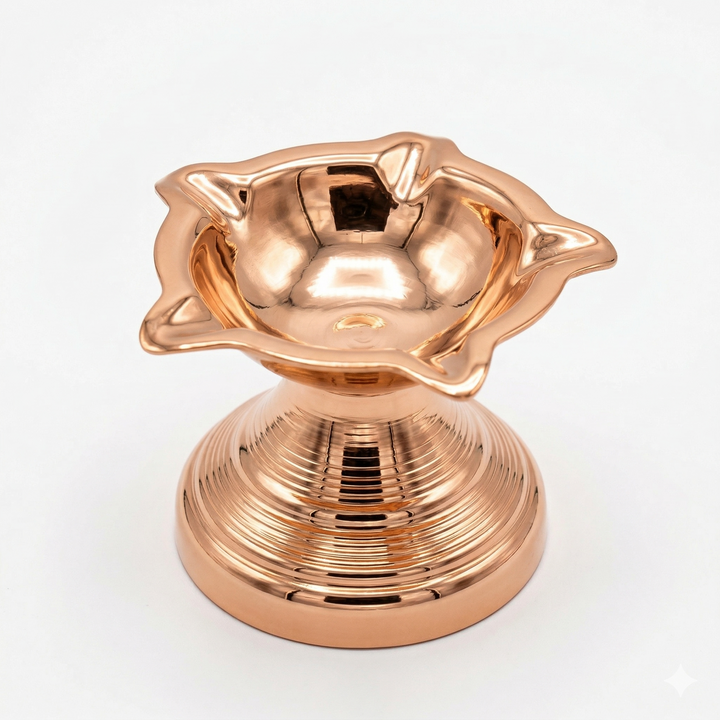 Copper Panchmukhi Diya