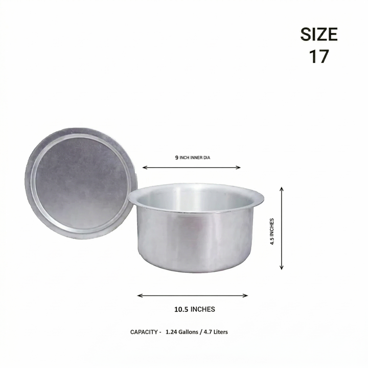 Aluminium Tom With Lid