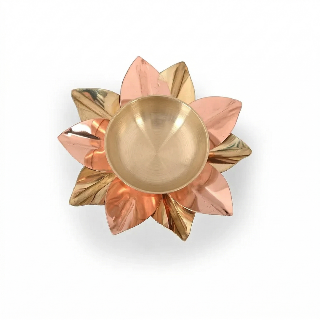 Brass Lotus Diya