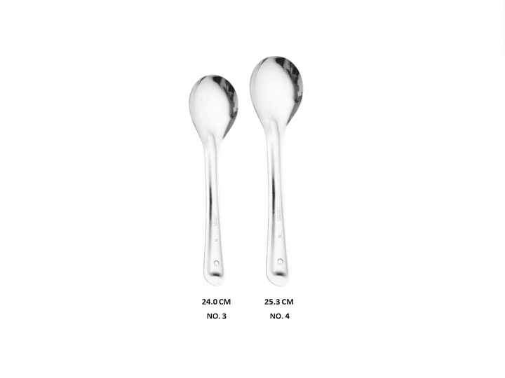Stainless Steel Oval Chamcha