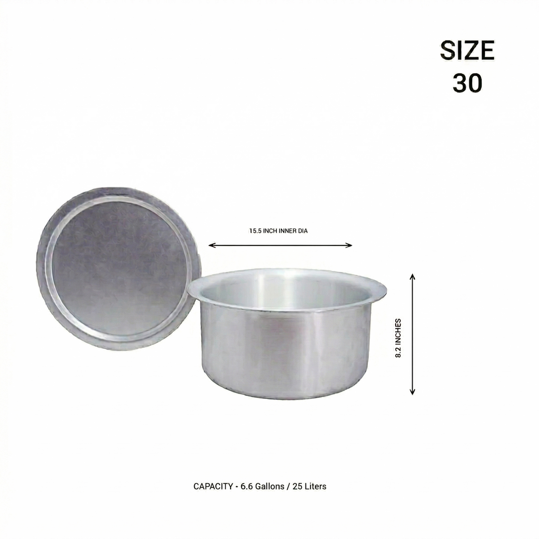 Aluminium Tom With Lid
