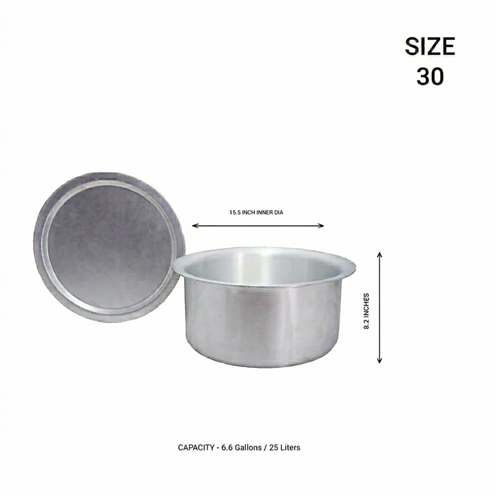 Aluminium Tom With Lid