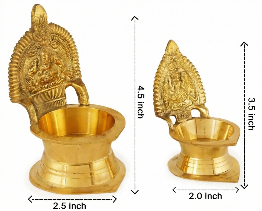 Kamakshi Deepam Brass Diya