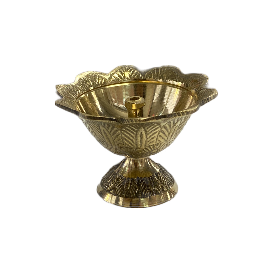 Brass Lotus Diya