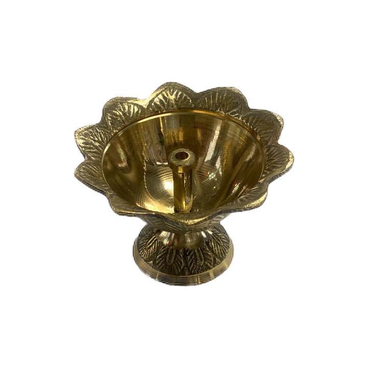 Brass Lotus Diya