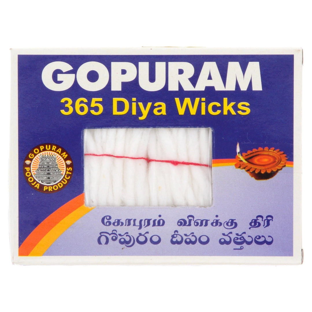 Gopuram 365 Cotton Diya Wicks