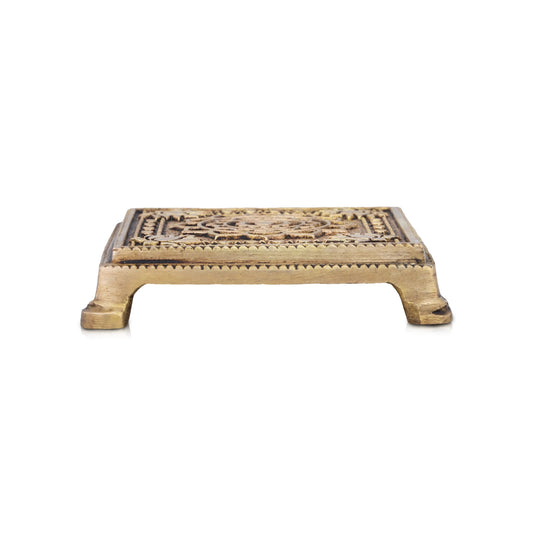 Antique Brass Square Bajot