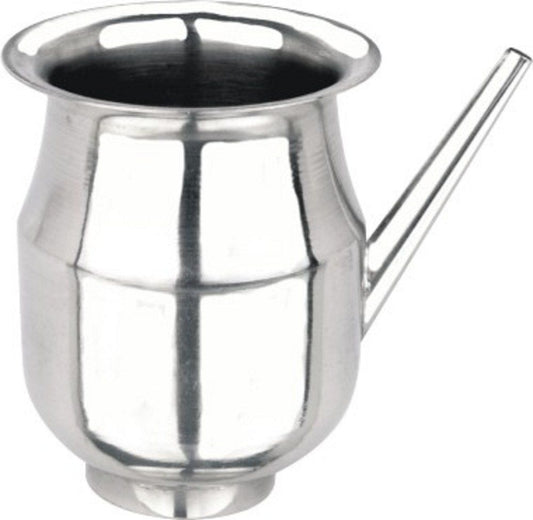 Stainless Steel Pipe Loti for Puja