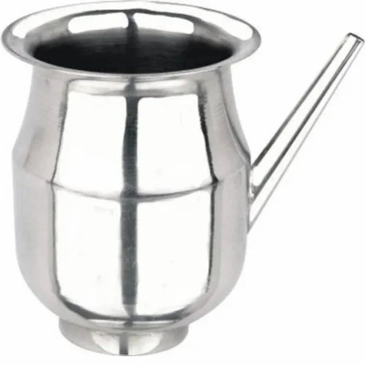 Stainless Steel Pipe Loti for Puja